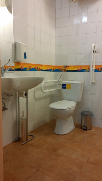 WC für Behinderten
