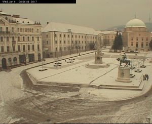 Pécs Főtér webkamerája